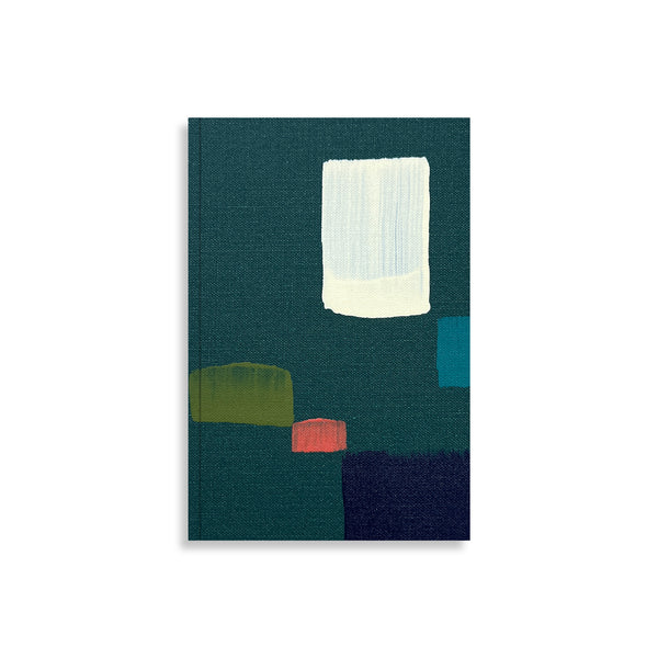 Green Square Pocket Softcover Notebook