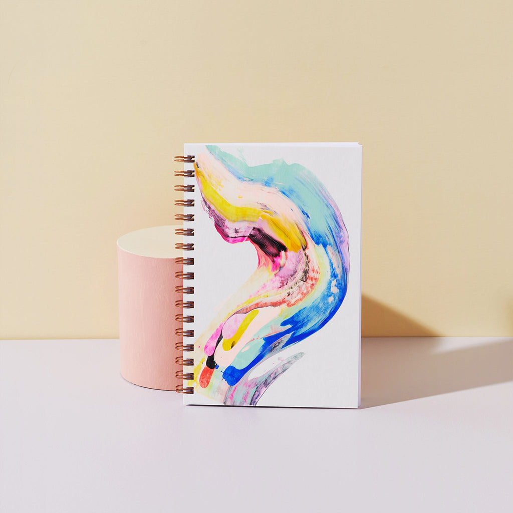 Painted Notebook Candy Swirl Moglea