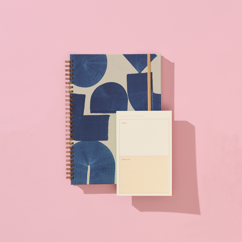 Indigo Composition B5 Notebook Moglea