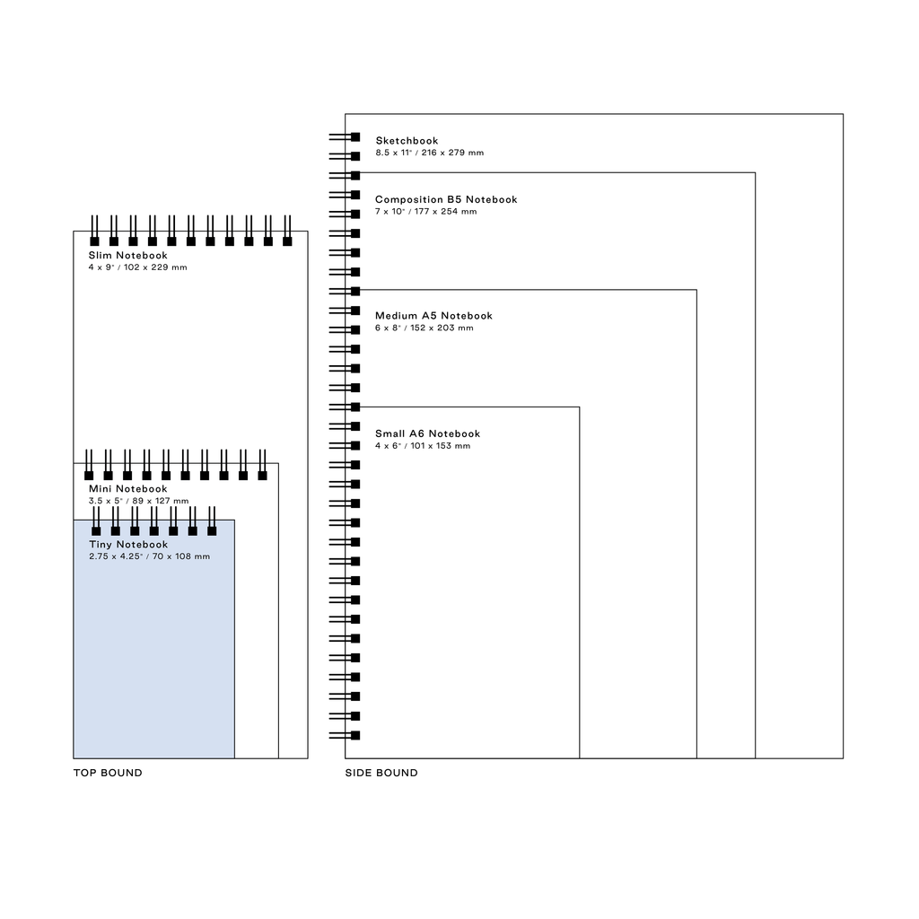Row Tiny Notebook Moglea