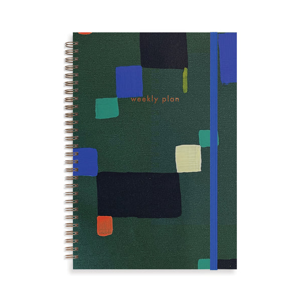 Green Square B5 Weekly Undated Planner